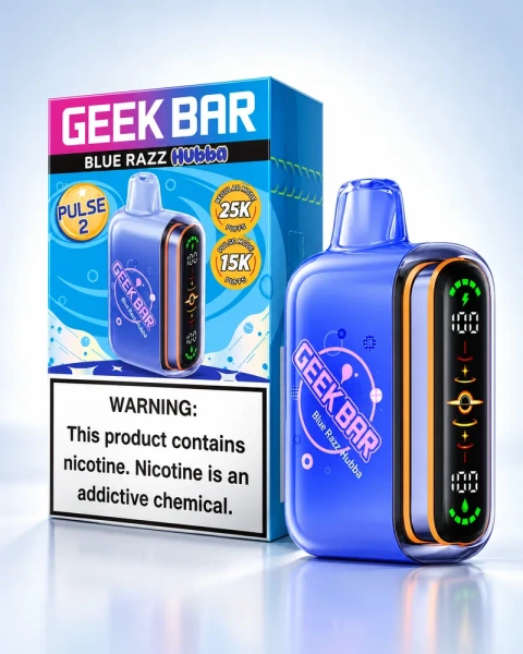 Geek Bar Pulse 2 25K series package and device